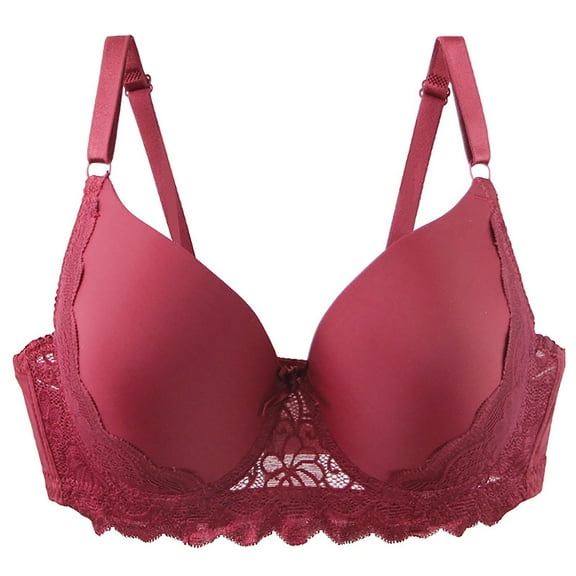 Zpanxa Wireless Push Up Sports Bra for Women Seamless Comfort Moisture Wicking Lace Design Racerback Yoga Workout Everyday Wear