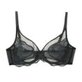 thumbnail image 1 of Zpanxa Wireless See Through Bralette for Women Comfortable Hollow Out Lace Lightly Padded Everyday Wear Adjustable Straps No Underwire, 1 of 2