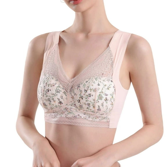 Zpanxa Wireless Sports Bra for Women High Support Yoga Workout Seamless Comfort Moisture Wicking Padded Racerback Everyday Wear Lightweight