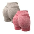 thumbnail image 1 of Zpanxa Women's Athletic Yoga Shorts High Waisted Quick Dry Tummy Control Breathable Anti Camel Toe Tight Fit Four Inch Inseam Lounge Workout Bottoms, 1 of 7