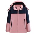 thumbnail image 1 of Zpanxa Women's Fleece Lined Jacket Long Sleeve Casual Warm Outerwear Lightweight Everyday Coat, 1 of 6
