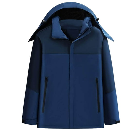 Zpanxa Women's Fleece Lined Jacket Long Sleeve Casual Warm Outerwear Lightweight Everyday Coat