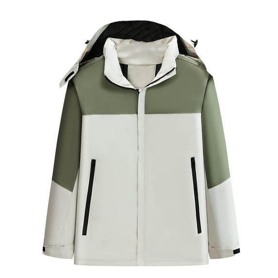 Zpanxa Women's Fleece Lined Jacket Long Sleeve Casual Warm Outerwear Lightweight Everyday Coat