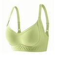 thumbnail image 1 of Zpanxa Women's Full Coverage Minimizer Sports Bra, Seamless Wide Shoulder Wireless with Gathered Back Support for Large Bust, 1 of 4