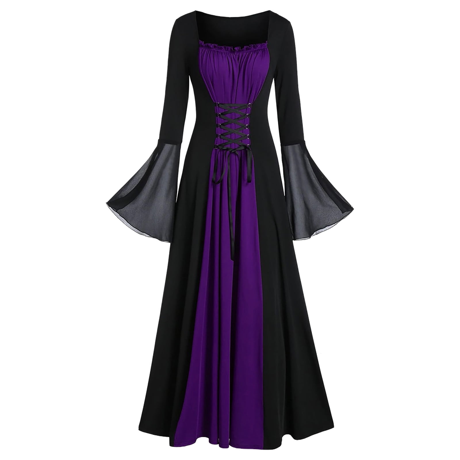 gothic black and purple dress Aviva Gothic Wedding Dress