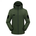thumbnail image 1 of Zpanxa Women's Hardshell Jacket Waterproof Breathable Lightweight Windproof Outdoor Sports Shell for Hiking Climbing Green XL, 1 of 2