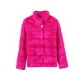 thumbnail image 1 of Zpanxa Women's Long Faux Fur Coat Elegant Plush Thick Warm Winter Jacket with Hood Luxury Fake Leather Outerwear for Cold Weather Fashion Hot Pink XL, 1 of 3