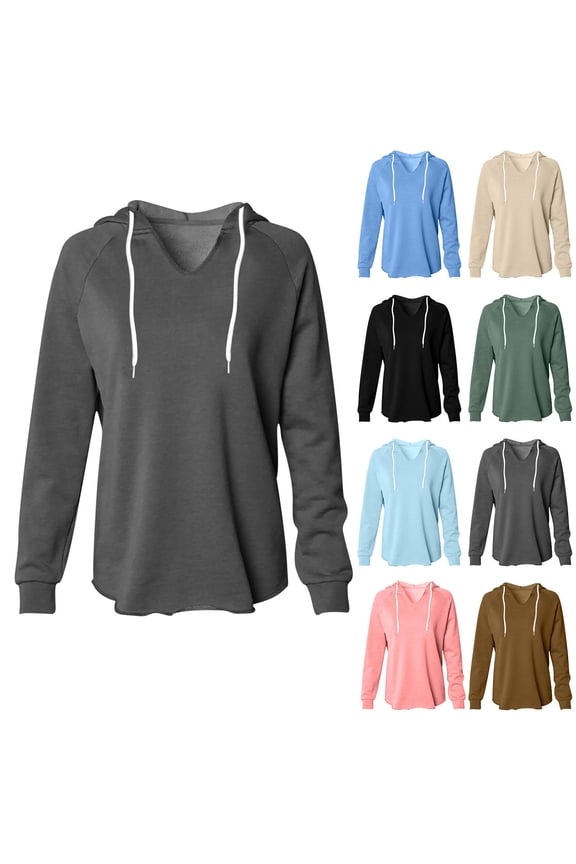 Women's Oversized Hooded Sweatshirt Fall Trend Long Sleeve Crewneck Side Zipper Pullover Streetwear Casual Top