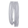 thumbnail image 1 of Zpanxa Women's Relaxed Fit Joggers Cuffed Ankle Sweatpants Elastic Waist Soft Fleece Lounge Pants for Casual Athletic Wear Gray XL, 1 of 3
