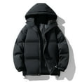 thumbnail image 1 of Zpanxa Women's Track Jacket Athletic Style Zip Up Hooded Sports Coat with Long Sleeves and Multiple Pockets Casual Streetwear Outerwear for Women Black 3XL, 1 of 3