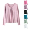thumbnail image 1 of Zpanxa Women's UV Protection Hooded Shirt Long Sleeve Athletic Sunscreen Top Quick Dry Outdoor Sports Wear, 1 of 5