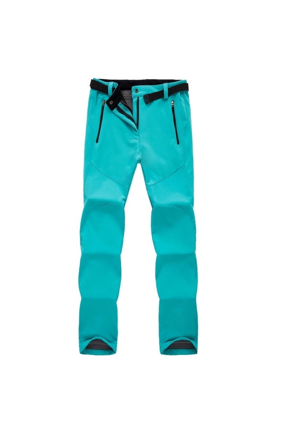 Women's Waterproof Hiking Pants Lightweight Quick-Dry Outdoor Trekking Trousers with Stretch Comfort Fit for Travel and Mountain Climbing Sky Blue M