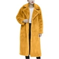 thumbnail image 1 of Zpanxa Women's Winter Parka with Faux Fur Trim Hood Adjustable Waist Slim Fit Long Insulated Coat for Cold Weather Yellow S, 1 of 6