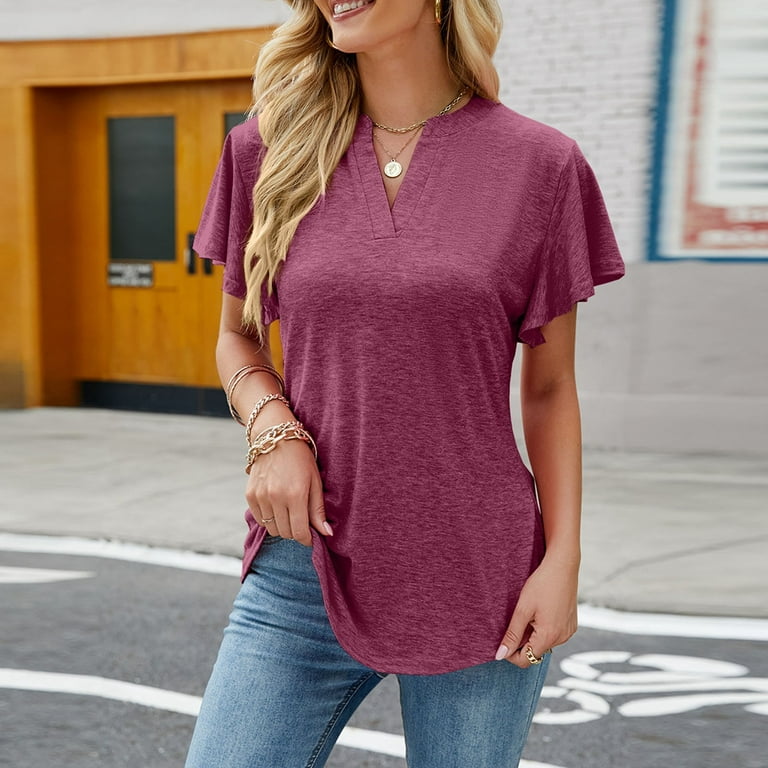 https://i5.walmartimages.com/seo/Zpanxa-Womens-Summer-Tops-Clearance-V-Neck-Solid-Color-Short-Sleeve-Lapel-Tops-Womens-Workout-Tops-Shirts-Wine-L_7baa6803-cb77-42af-9801-ae8bee699063.a8830469e0fdfa841e4ce819661c1aee.jpeg?odnHeight=768&odnWidth=768&odnBg=FFFFFF