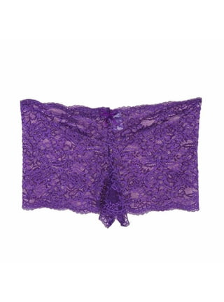 Cotton Panties Women Underwear Plus Size High Waist Seamless Briefs Sexy  Lace Underpants Fashion Panty Female Lingerie (Color : Purple Taro, Size :  1pc) : : Clothing, Shoes & Accessories
