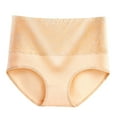 thumbnail image 1 of Zpanxa Womens Underwear, Period Underwear for Women, Panties for Women, 1 Briefs Comfortable Cotton High Waist Underwear Women Panties Yellow 3XL, 1 of 3
