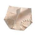thumbnail image 1 of Zpanxa Womens Underwear, Period Underwear for Women, Panties for Women, Fashionable Classic High Waisted Breathable and Seductive Solid Color Underwear Beige M, 1 of 3