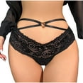 thumbnail image 1 of Zpanxa Womens Underwear, Underwear for Women, Comfortable and Traceless High Waist Hip Wrap Triangular Bikini Underwear Soft Stretch Panties Briefs Black M, 1 of 8