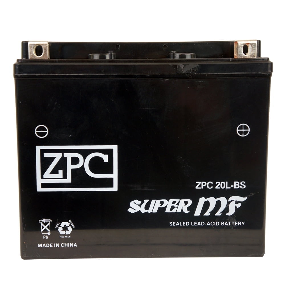 Zpc Battery Zpc Battery Ytx20l-bs (20l-bs 12 Volts,18 Ah, 270 Cca) Motorcycle Battery for Harley-davidson 1450cc Fxst Flst Softail 2005