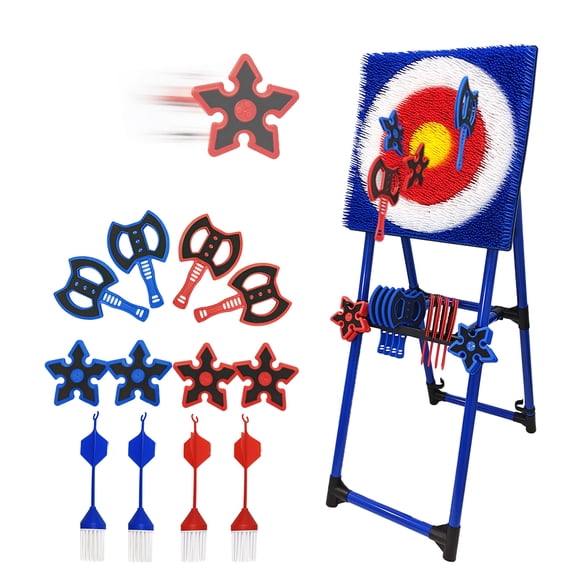 Zplin Axe Throwing Game Backyard Set for Adults, Outdoor&Indoor Game with 16 Darts