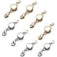 thumbnail image 1 of Zpsolution Locking Magnetic Clasps for Jewelry Necklaces Bracelets - Light and Small Keep The Clasp in Back, 1 of 6
