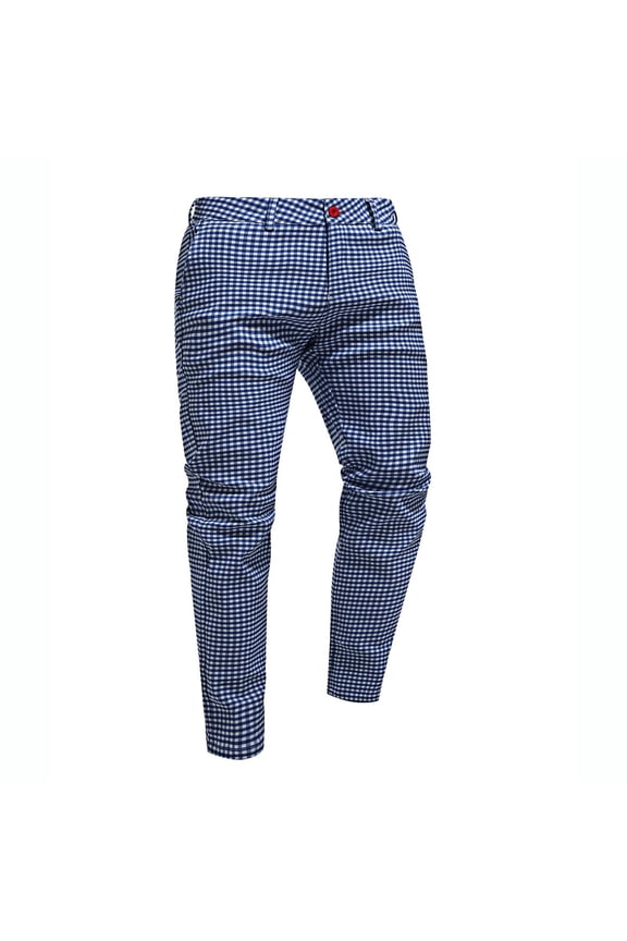 Mens Vintage Checkered Suit Pants Classic Waistband Pockets Trendy Tapered Pants Versatile Daily Plaid Dating Vacation Casual Trousers Pants for Men