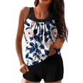 thumbnail image 1 of Zpzdpjkx Summer Blouson Tankini Swimsuits for Women Tummy Control Two Piece Modest Bathing Suits, 1 of 5