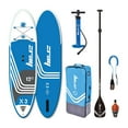 thumbnail image 1 of Zray 12 Foot X-Rider Epic X3 Inflatable SUP Paddle Board Kit, Blue/White, 1 of 9