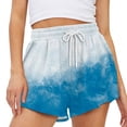thumbnail image 1 of Zrbywb 2023 New Women Casual Sports Shorts Womens Sweat Shorts Casual Summer Comfy Lounge Shorts Printing Elastic Running Shorts, 1 of 4