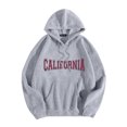 thumbnail image 1 of Zrbywb Casual Loose Men'S Hooded Sweater Men Women Letter Graphic Hooded Print Hooded Collar Long Sleeve Sweatshirt Tops, 1 of 4