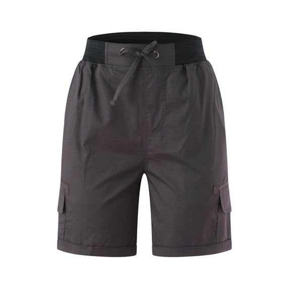 Zrbywb Women Fashion Casual Basic Shorts Women Fashion Casual Loose High Waist Plus Size Wide Leg Shorts Pants Trousers