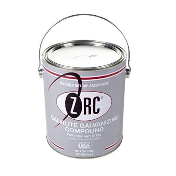 Zrc 1 Gallon Of Cold Galvanizing Compound For Iron And Steel Contains 95 Percent Zinc Metal