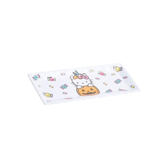 Zrike Brands Hello Kitty Halloween Melamine Dinnerware Trick or Treat, Platter