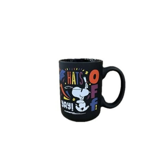 Zrike Brands Peanuts Graduation Ceramic Coffee Tea Mug, Hats Off!