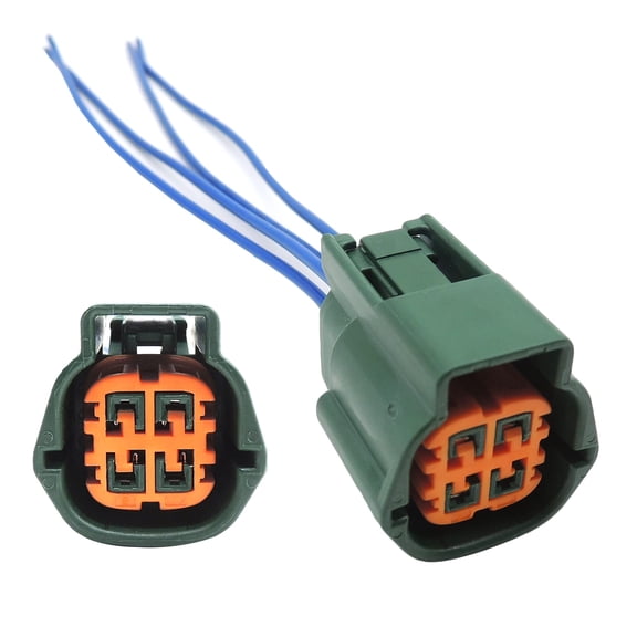 Zrlltrlo 4 pin 4-Way 4 Wire Connector for O2 Sensor Compatible with Nissan Altima 2002-2007,Sentra 2002-2006,Frontier 2005-2019,Titan 2004-2015 Replace RS04FG