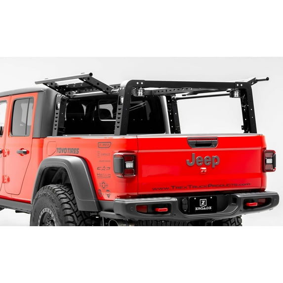 Zroadz Z834101 Overland Series Truck Bed Rack Fits 20 22 Gladiator Fits select: 2020-2022 JEEP GLADIATOR, 2023 JEEP GLADIATOR SPORT