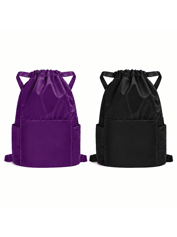 Lightweight Waterproof Drawstring Gym Sack Sports Backpack for Men Women Travel Running Outdoor