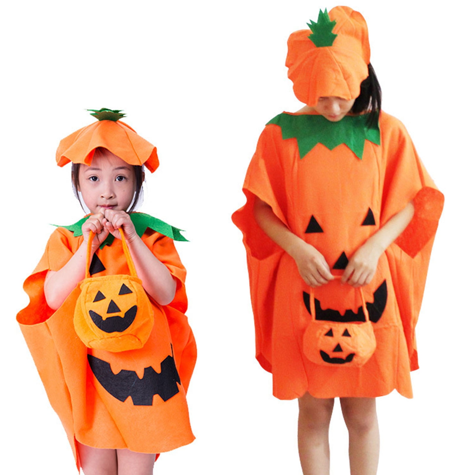 Zruodwans Adults Pumpkin Costume Halloween Pumpkin Costume Kids Party