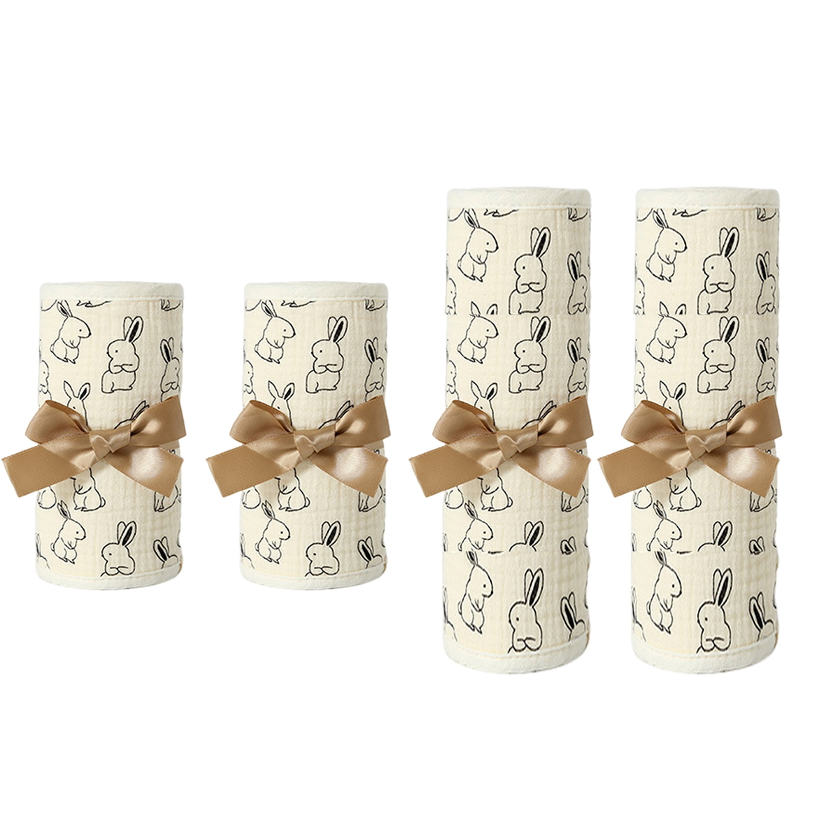 Zruodwans Anticollision Wraps for Cribs 4pcs Cotton Anticollision Wraps for Baby Bed Soft Safe