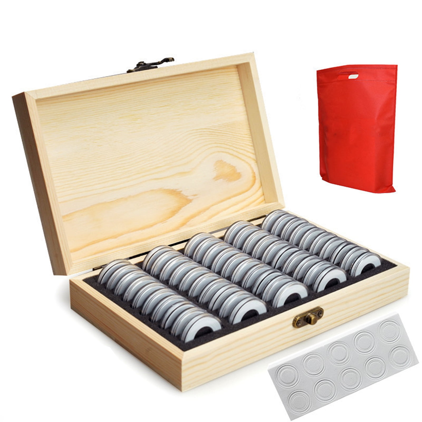 Zruodwans Coin Collection Case Coin Collection Storage Box with