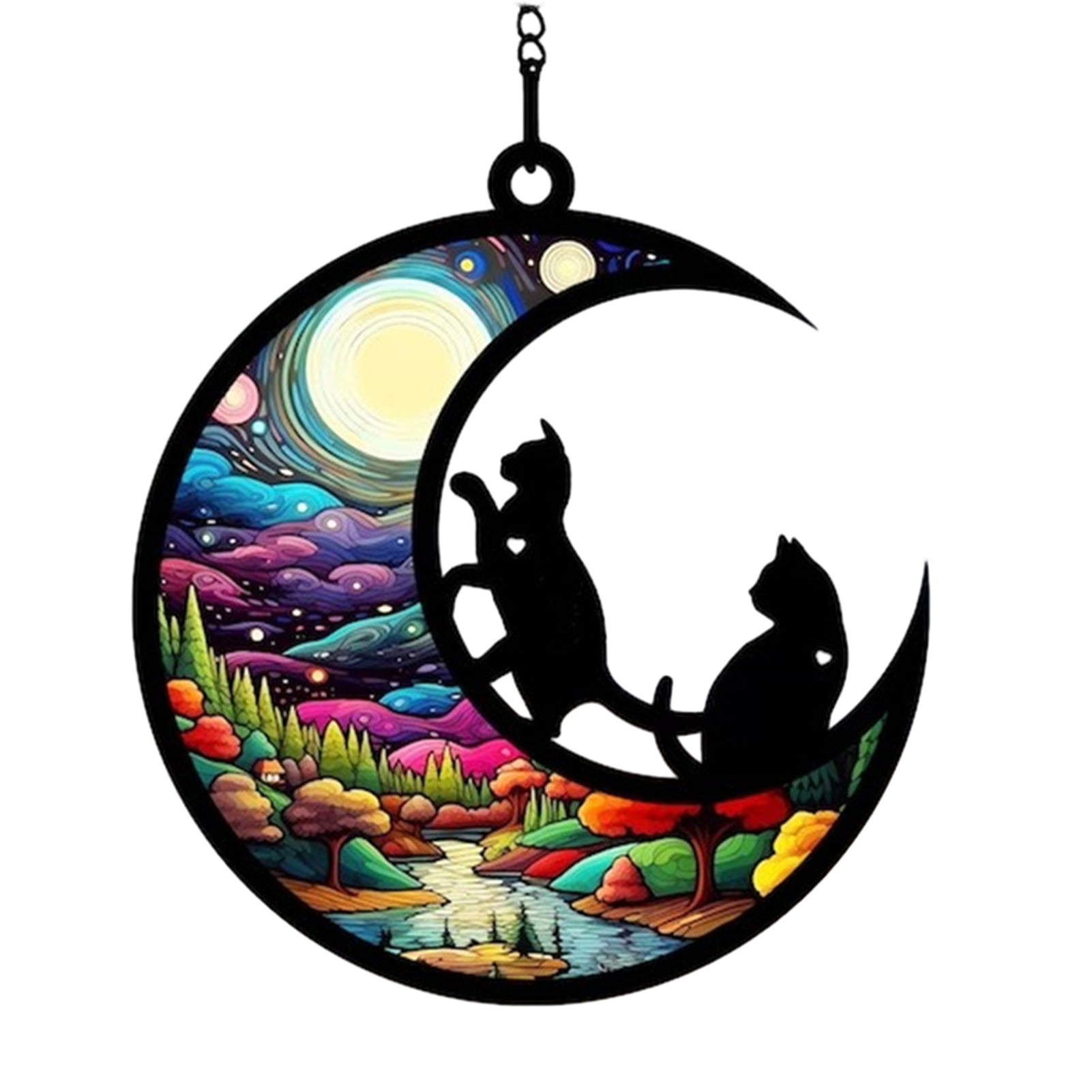 Zruodwans Hanging Pet Memorial Ornament Hanging Ornament Cat/dog on the