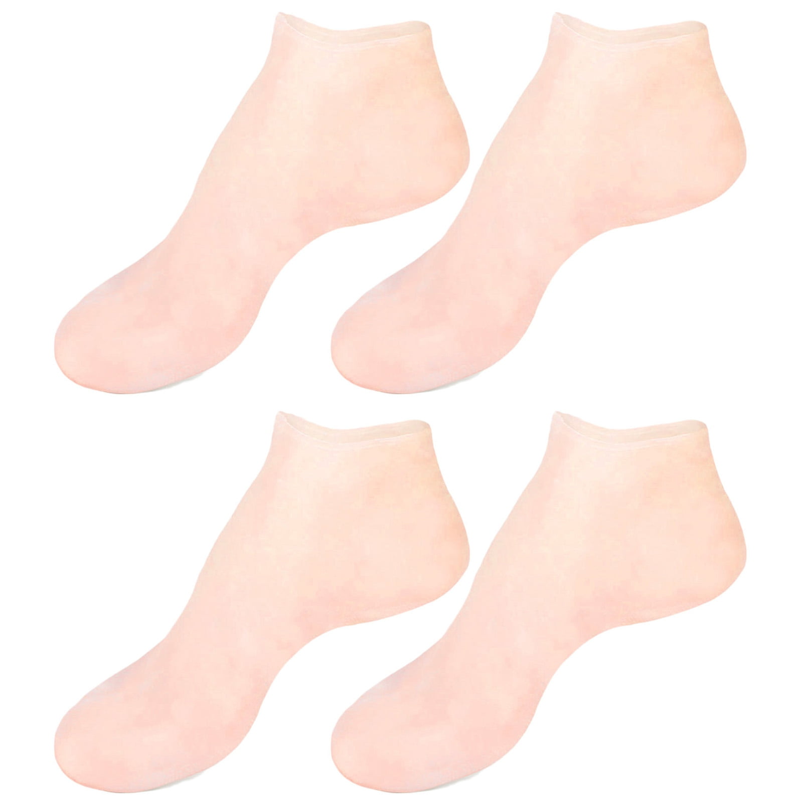 Zruodwans Silicone Socks for Moisturizing Feet 2 Pairs Silicone
