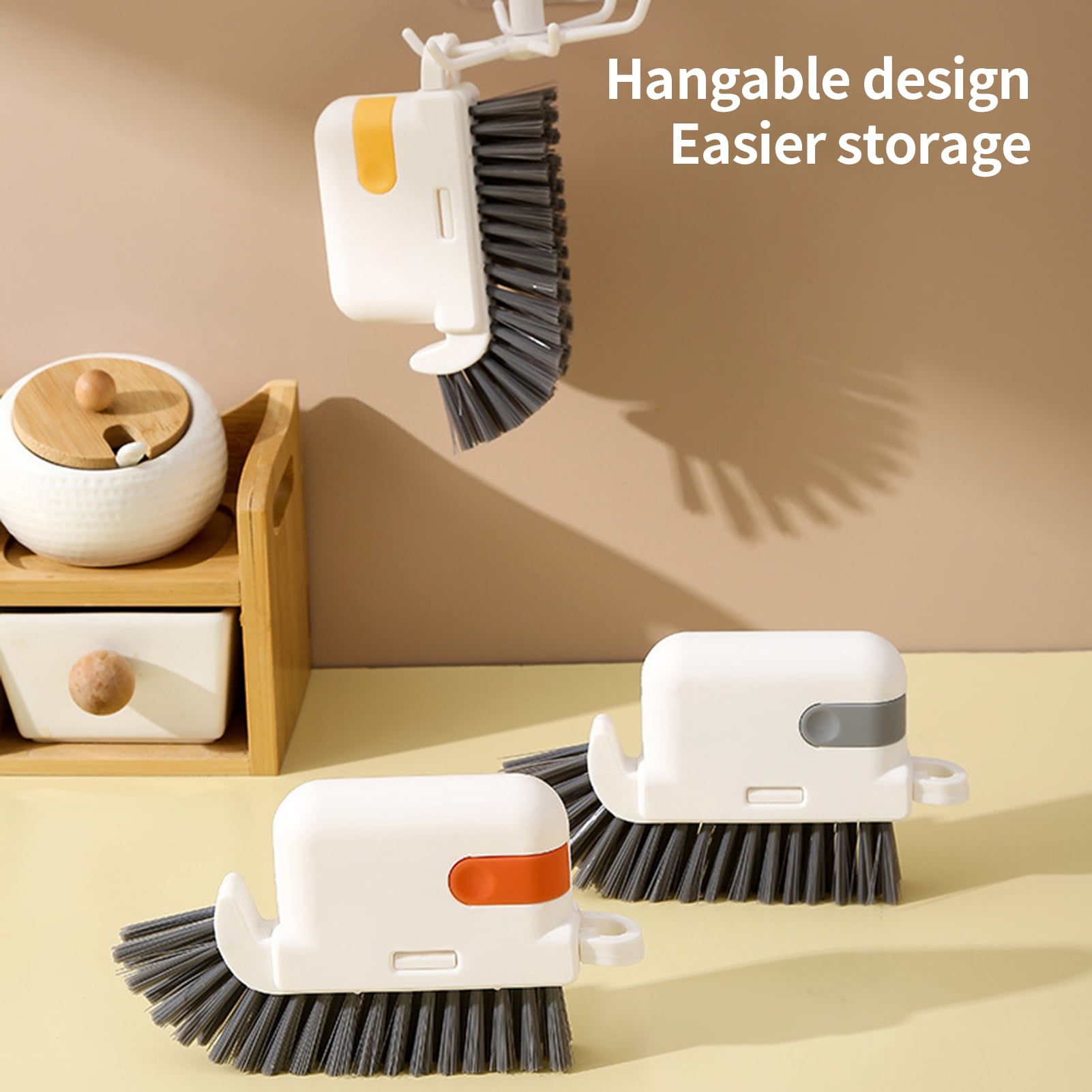 Zruodwans Window Track Cleaner Ergonomic Handle Builtin Scraper