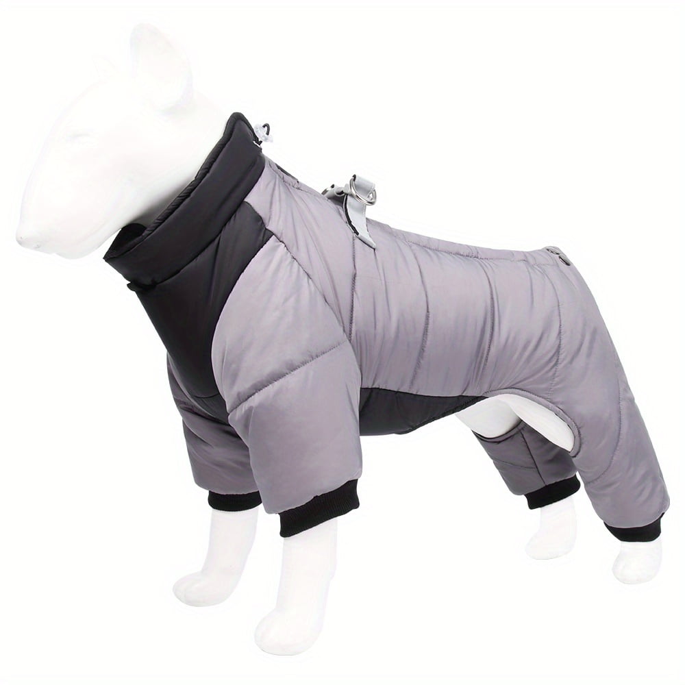 Zrw-pet cotton coat, waterproof warm dog jacket, winter dog coat with ...