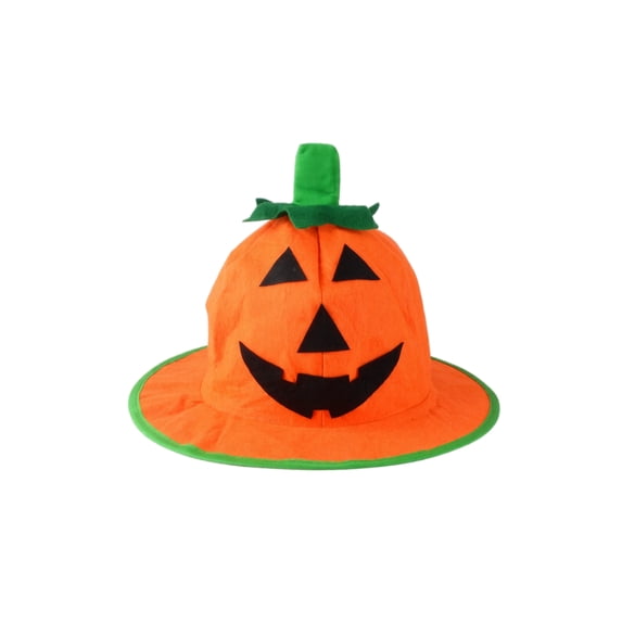 ZsaeSM Halloween Pumpkin Hat for Kids Funny Novelty Cute Hat with Wide Brim Performance Cosplay Cap for Trick or Treat Party