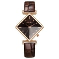 thumbnail image 1 of ZsaeSM Square Dial Watches for Women Elegant Stylish Quartz Ladies Watches with Luminous Pointer Fashion Casual Business Wristwatches, 1 of 1
