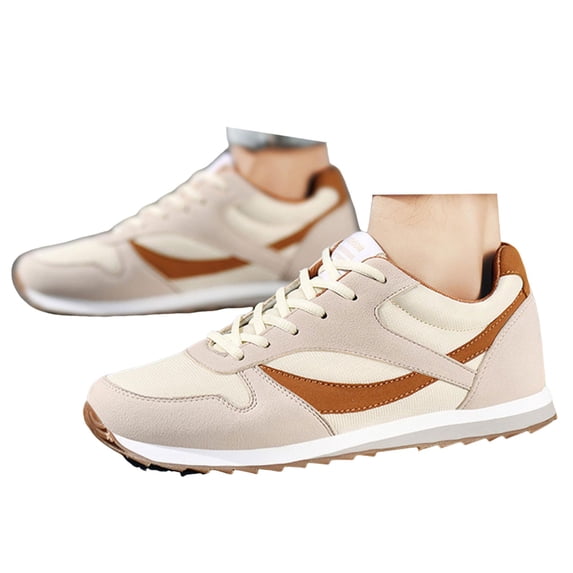 Zshosam 2024 Sneakers for Women Casual Walking Shoes Comfortable Tennis Running Fashion Shoes(Khaki,41)