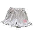thumbnail image 1 of Zshosam Athletic Shorts for Toddler Girls Girls Shorts Dance Gymnastics Under Skirts Shorts Cotton for Toddler Little Girls Soft Breathable Size 5T 6T,(Light Gray 5-6 Years), 1 of 3