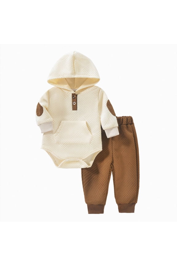 Baby Boy Clothes Newborn Winter Newborn Infant Baby Boy Clothes Fall Winter Outfits New to The Crew Outfit Toddler Baby Boy Clothes Set Size 9 12 Months,(Beige 9-12 Months)