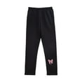thumbnail image 1 of Zshosam Baby Girl Leggings Girl Winter Thick Warm Pant Printing Fleece Lined Legging Tight Size 7T 8T,(Black 7-8 Years), 1 of 4
